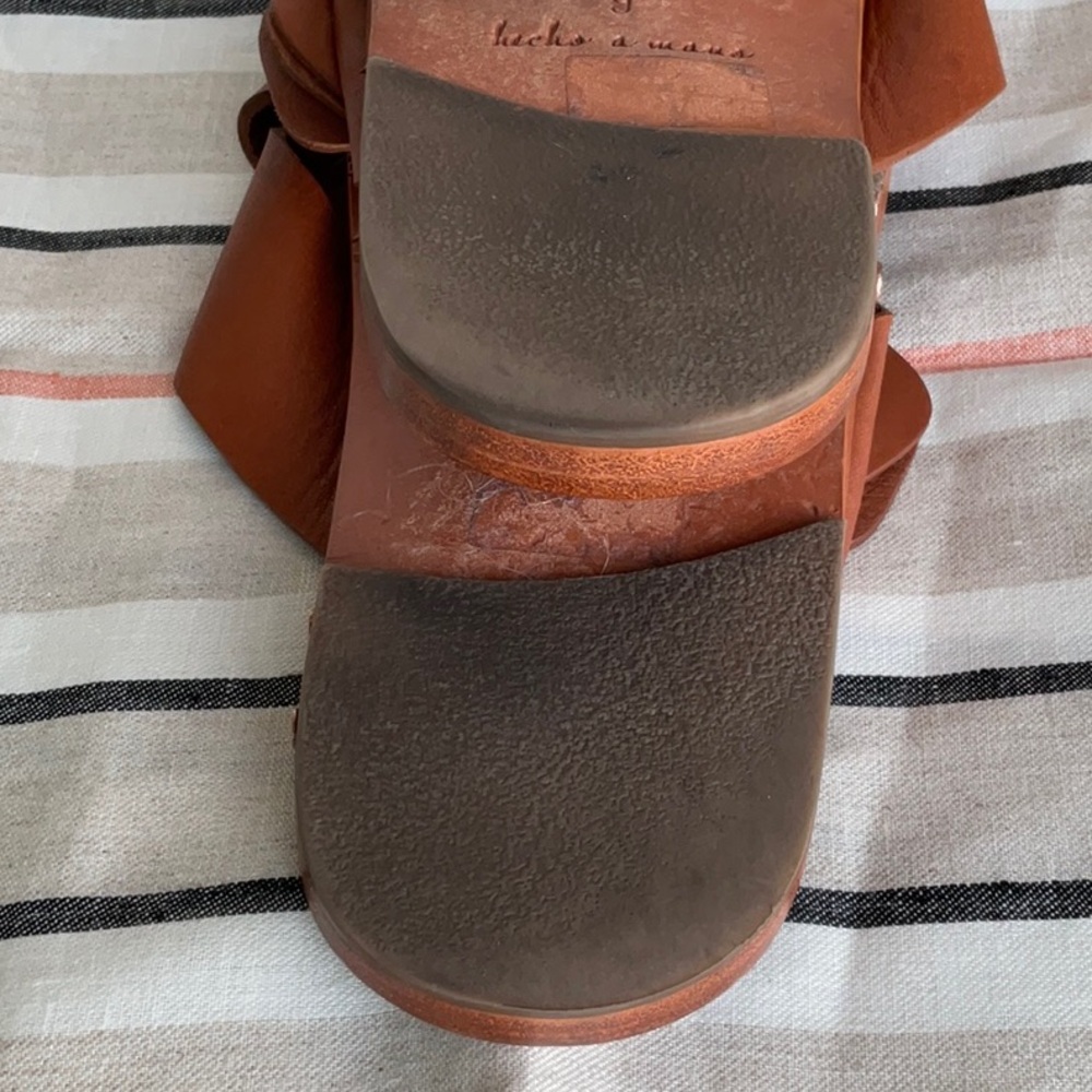 Beek Leather Two-strap Slides 9 - Picture 6 of 8